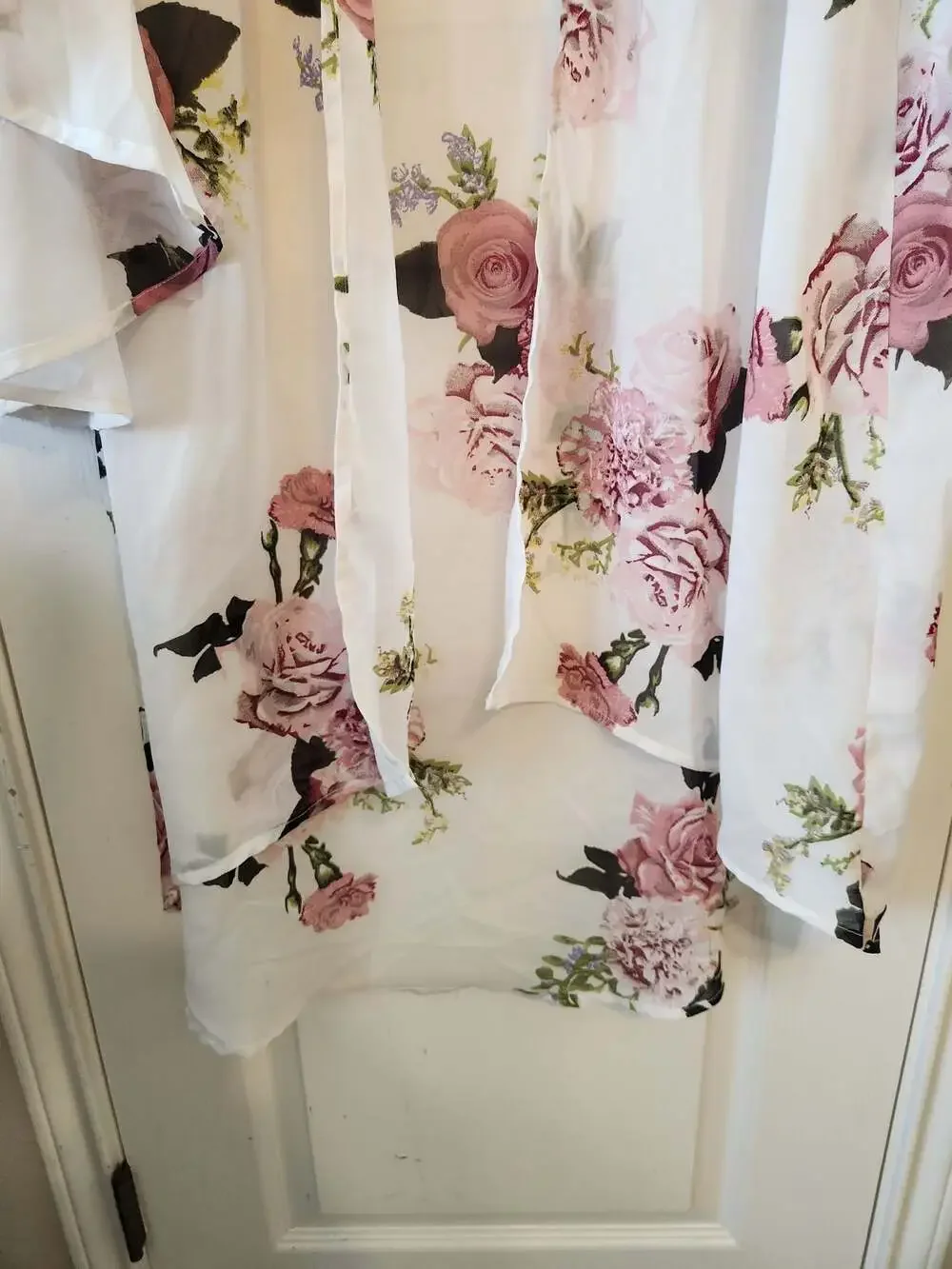 Live 4 Truth Floral Print Kimono Cardigan with Ruffle Bell Sleeves